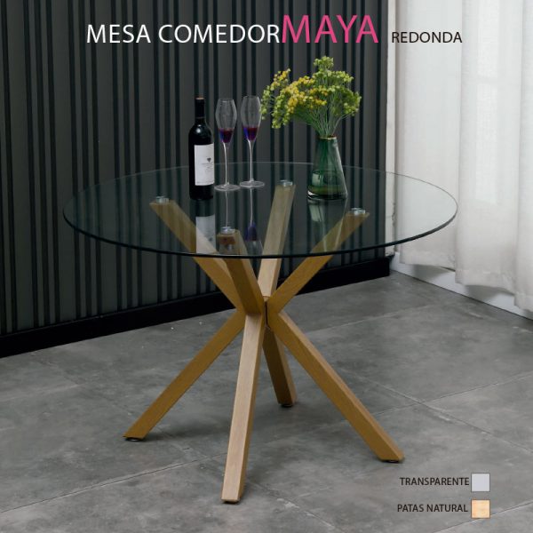 mesa-comedor-maya-redonda-cristal-y-patas-metalicas