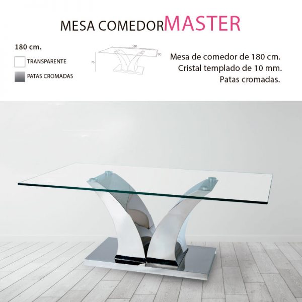 mesa-comedor-master-con-tapa-vidrio-y-patas-cromadas-del-fabricante-mobelworld