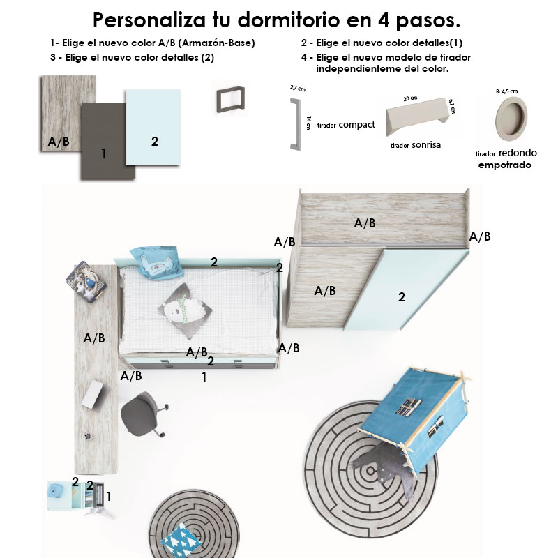 combinaciones-dormitorio-juvenil-con-cama-compacto-jy0008-del-fabricante-lofer-home