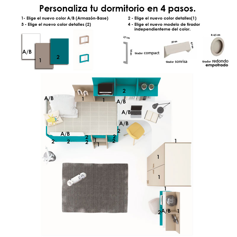 combinaciones-dormitorio-juvenil-con-cama-compacto-jy0014-del-fabricante-lofer-home