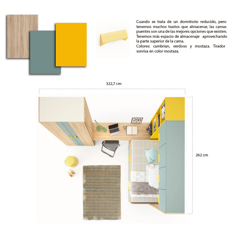 tecnico-dormitorio-juvenil-con-cama-compacto-jy0007-del-fabricante-lofer-home