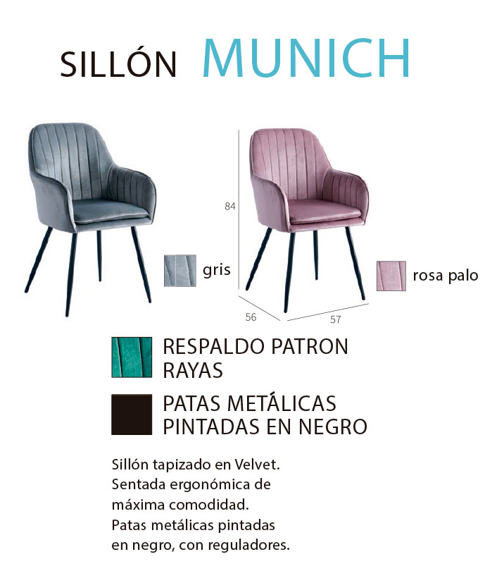 sillon-tapizado-munich-caracteristicas