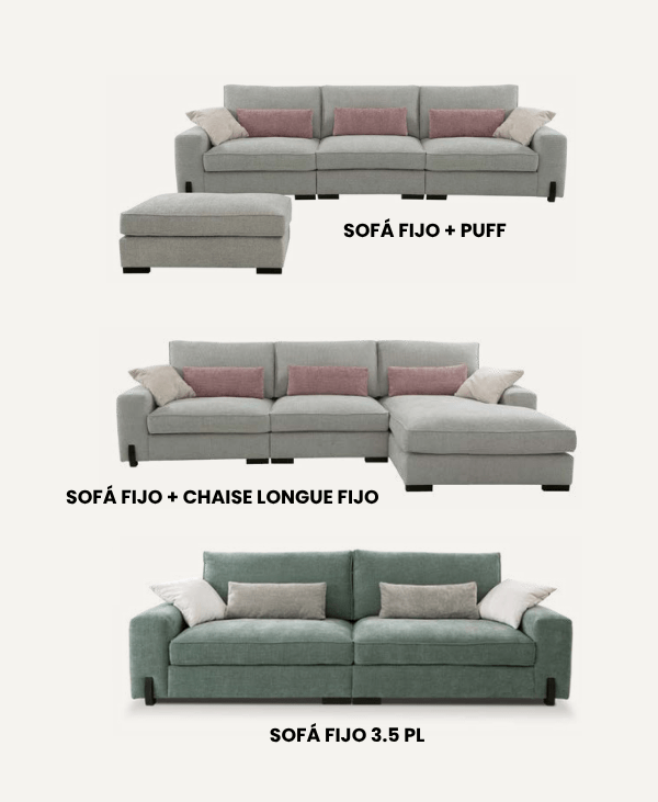 Sofá moderno Colette - Imagen 9